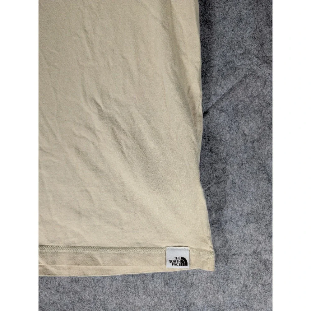 The North Face Mens Short Sleeve Pocket T-Shirt Tan Beige Crewneck NF0A3X8C XL